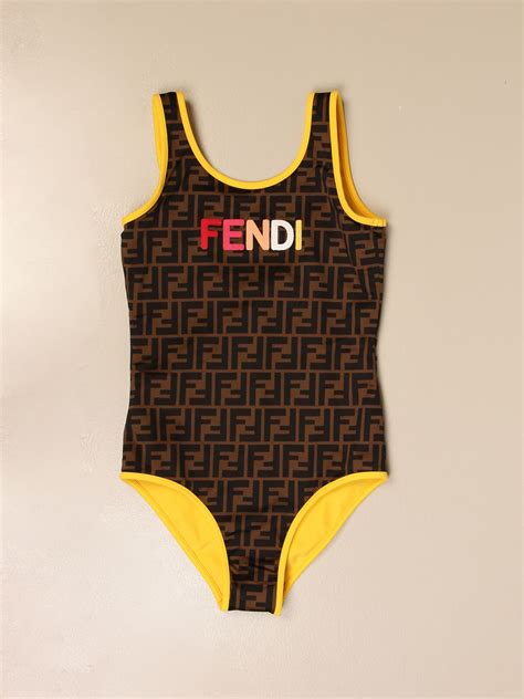 fendi childrens dress|Fendi toddler swimsuit.